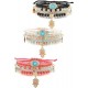 3 Sets Bohemian Beaded Bracelets Set For Women Men Multilayer Hamsa Hand Evil Eye Charms Stretch Stackable Bracelet 3 Sets Bohemian Beaded Bracelets Set For Women Men Multilayer Hamsa Hand Evil Eye Charms Stretch Stackable Bracelet